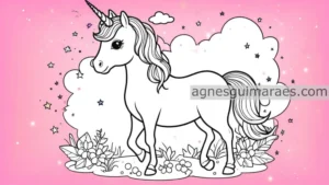 Unleash Your Creativity: Unicorn Coloring Page
